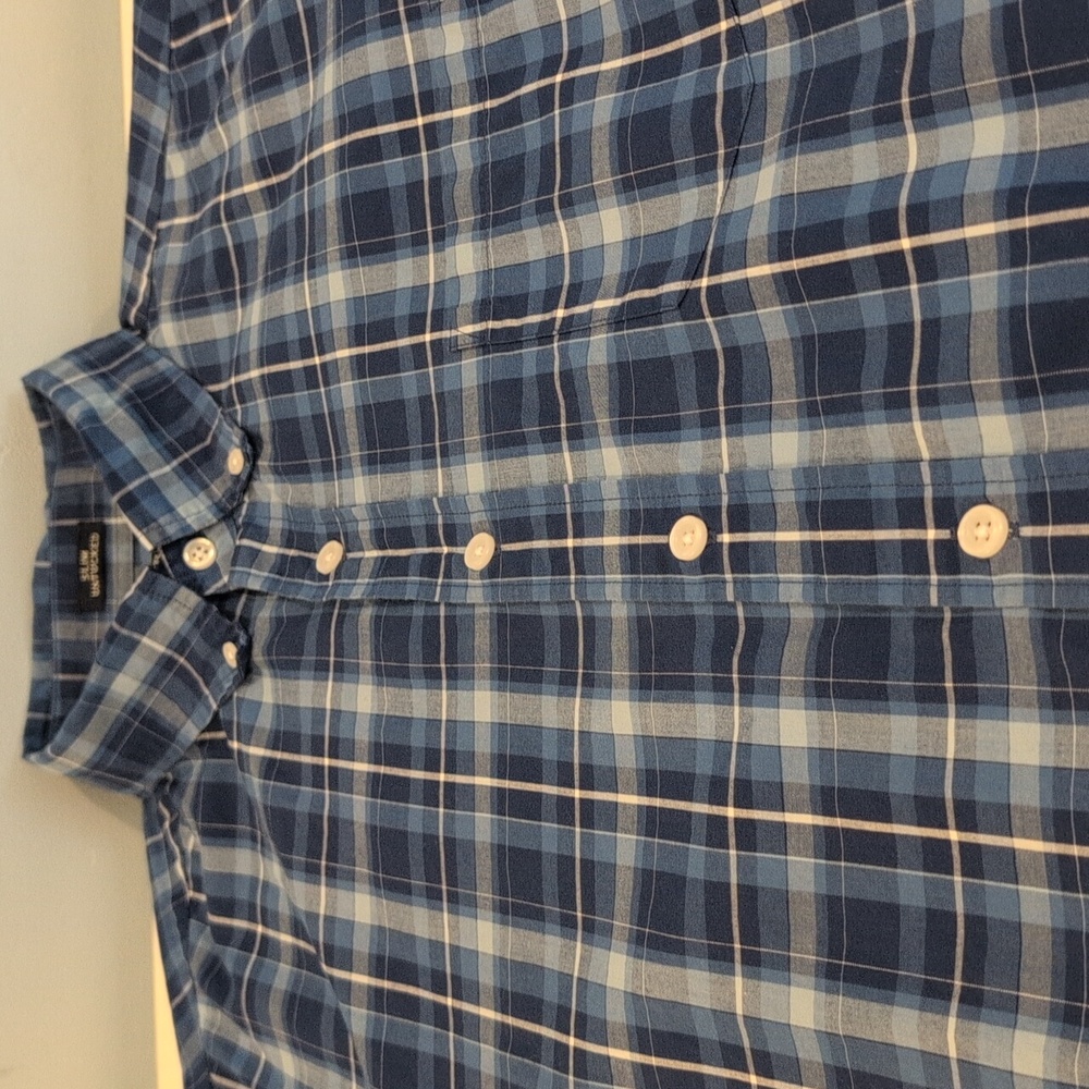 J. Crew Men's Large Slim Untucked Flex Washed Long Sleeve Shirt Style #BI051 - Picture 6 of 15